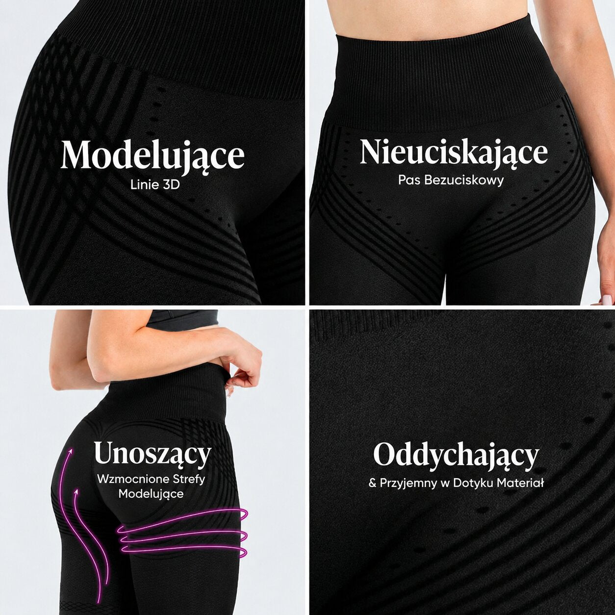 fitUp Legginsy 3D – Zmniejsz widoczność cellulitu i ciesz się gładszą sylwetką